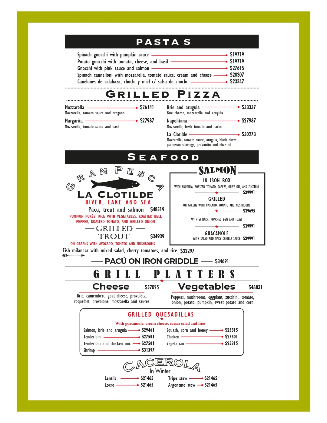 Menu — Page 4
